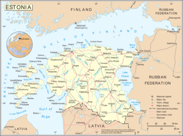 Carta Politica Estonia Europa Settentrionale Europa Paesi Home Unimondo Estonia Cartina Politica